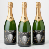 Étiquette de Champagne Smoking Or Noir (Bouteilles)