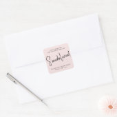 Étiquette de chandelle de cosmétique de script mod (Enveloppe)