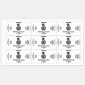 Étiquette de cheveux modèle  (Feuille)