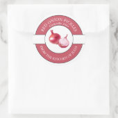 Étiquette de chiche à oignon rouge (Sac)