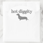 Étiquette de chien de Diggity Hot (Sac)