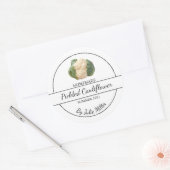 Étiquette de chou-fleur mariné maison simple (Enveloppe)