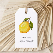 Étiquette de citron personnalisée pour toutes occa