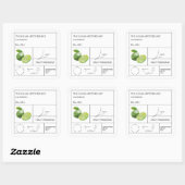 Étiquette de citron vert d'apothicaire (Feuille)