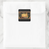 Étiquette de citrouille Antique Papillon de marque (Sac)