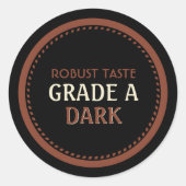 Étiquette de classement du sirop d'érable Black Go (Devant)