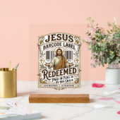 étiquette de code-barres Jésus Rachetée Jésus code (Mariage)