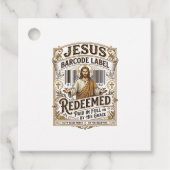étiquette de code-barres Jésus Rachetée Jésus code (Devant)