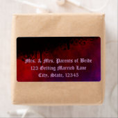 Étiquette de coeur gothique (En situation)