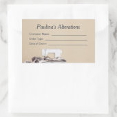 Étiquette de commande client Seamstress (Sac)