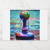 Étiquette de conception de la bouteille (Étiquettes simples)