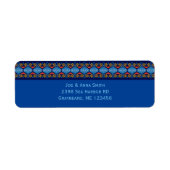 Étiquette de conception géométrique du sud-ouest e (Devant)