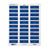 Étiquette de conception géométrique du sud-ouest e (Feuille entière)