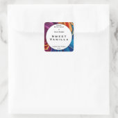 Étiquette de conditionnement de produit Fabriqué a (Sac)