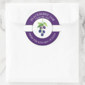 Étiquette de confiture Blackberry (Sac)