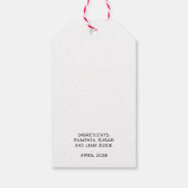 Étiquette de confiture Citrouille maison (Dos)