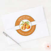 Étiquette de confiture d'abricot (Enveloppe)