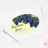 Étiquette de confiture Damson fait maison (Enveloppe)