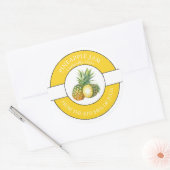 Étiquette de confiture d'ananas (Enveloppe)