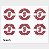 Étiquette de confiture de cassis (Feuille)