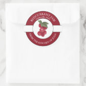 Étiquette de confiture de cassis (Sac)