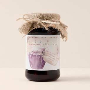 Étiquette de Confiture de Cassis Faite Maison avec