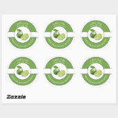 Étiquette de confiture de chaux (Feuille)