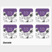 Étiquette de confiture de figues fait maison noir (Feuille)