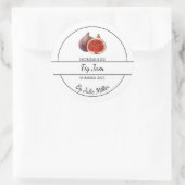 Étiquette de confiture de figues maison simple (Sac)