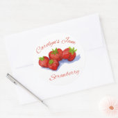 étiquette de confiture de fraise (Enveloppe)