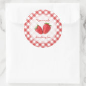 Étiquette de confiture de fraise (Sac)