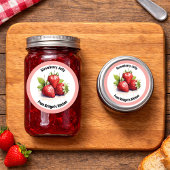 Étiquette de Confiture de Fraise Maison STRAW05rd