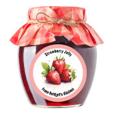 Étiquette de Confiture de Fraise Maison STRAW05rd