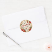 Étiquette de confiture de fraise vintage (Enveloppe)