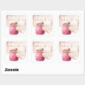 Étiquette de Confiture de Framboise Faite Maison a (Feuille)