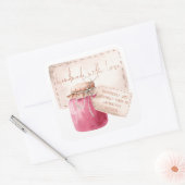 Étiquette de Confiture de Framboise Faite Maison a (Enveloppe)