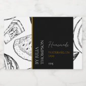 Étiquette de confiture de pastèque maison moderne (Étiquettes simples)