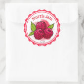 Étiquette de confiture framboise (Sac)