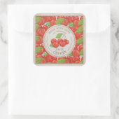 Étiquette de confiture rustique à l'aquarelle de c (Sac)