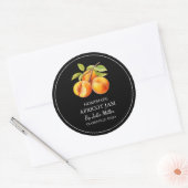 Étiquette de confiture simple Apricot fait maison (Enveloppe)