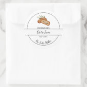Étiquette de confiture simple maison (Sac)