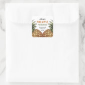 Étiquette de conservation d'ananas fait maison (Sac)