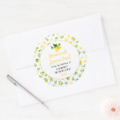 Étiquette de conservation de citronnade maison (Enveloppe)