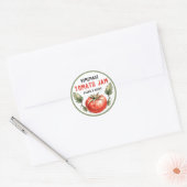 Étiquette de conservation de confiture de tomate p (Enveloppe)