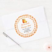 Étiquette de conservation de confiture d'orange ma (Enveloppe)