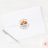 Étiquette de conservation de jus d'orange fait mai (Enveloppe)