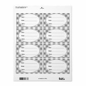 Étiquette de conservation et de mise en conserve d (Feuille entière)