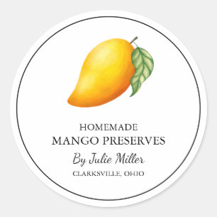 Étiquette de Conserve de Mangue Maison Simple