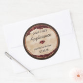 étiquette de conserve de pommes 1 (Enveloppe)