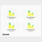 Étiquette de Conserves d'Ananas (Feuille)